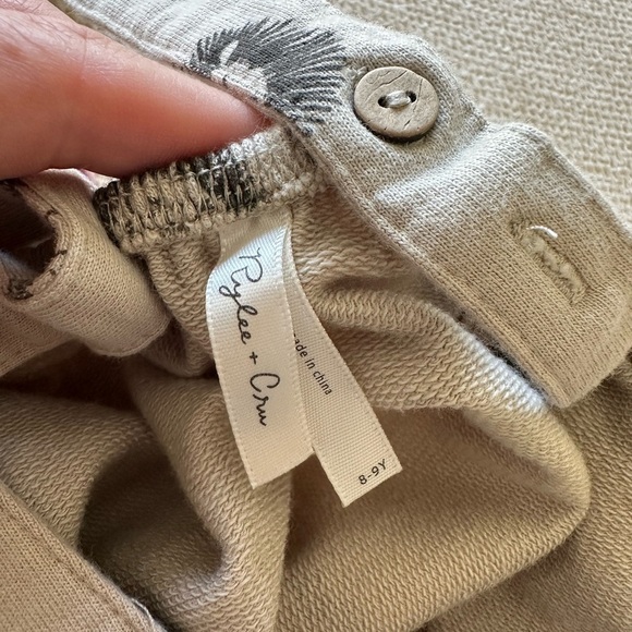 Rylee + Cru NWT Cream Lion Pattern Kids Dress - Picture 7 of 7